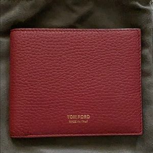 TOM FORD Full-Grain Leather Billfold Wallet